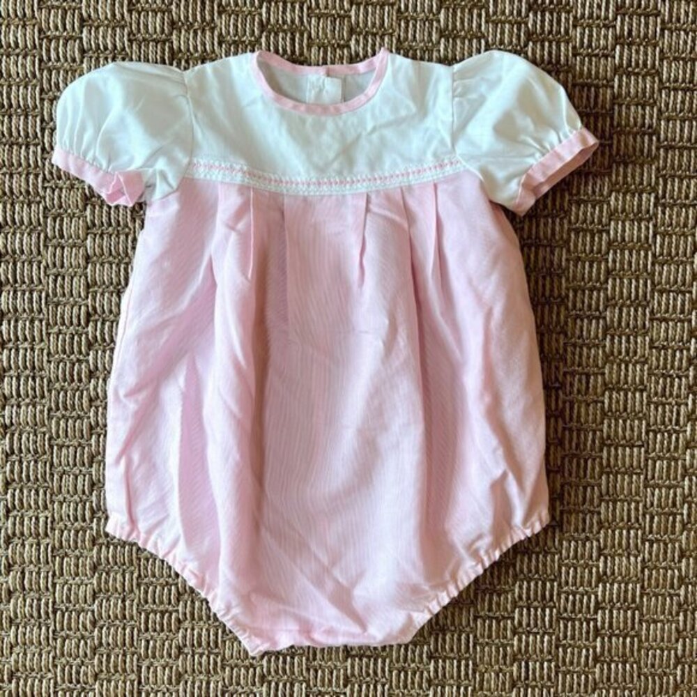 Vintage Handmade Bubble Romper 2T